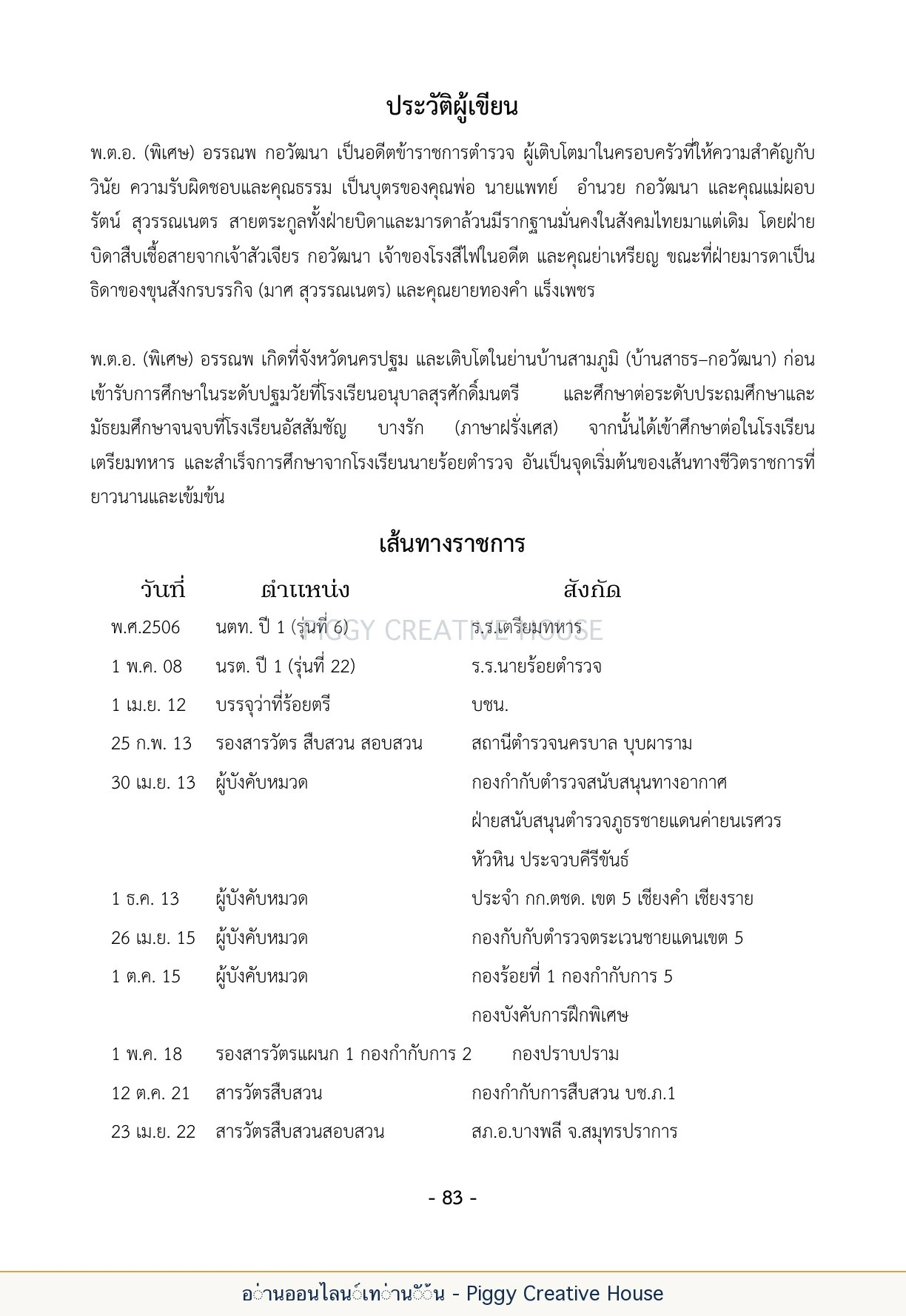 นิทานชีวิตของกิ๊กก๊อก ตอนที่ ๙ — บทส่งท้ายและประวัติผู้เขียน หน้า 90